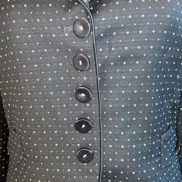 Rebecca Taylor Wool/Silk Blend Black Blazer - Picture 3 of 12